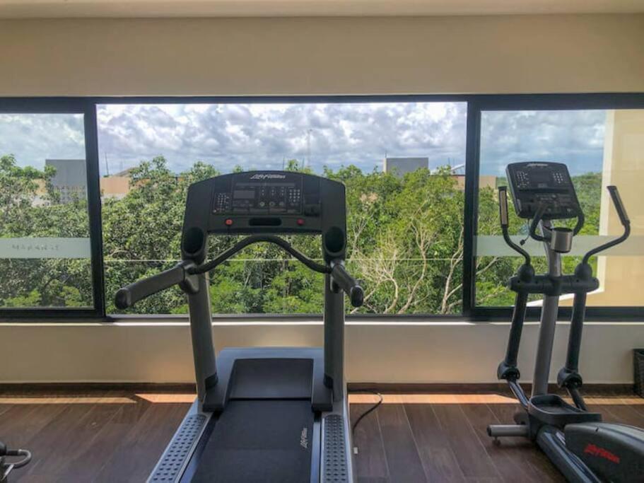 Suit Next To The Common Top Roof Exclusive Building Kingsize Bed 2 Super Pools, Gym, Grill 图卢姆 外观 照片