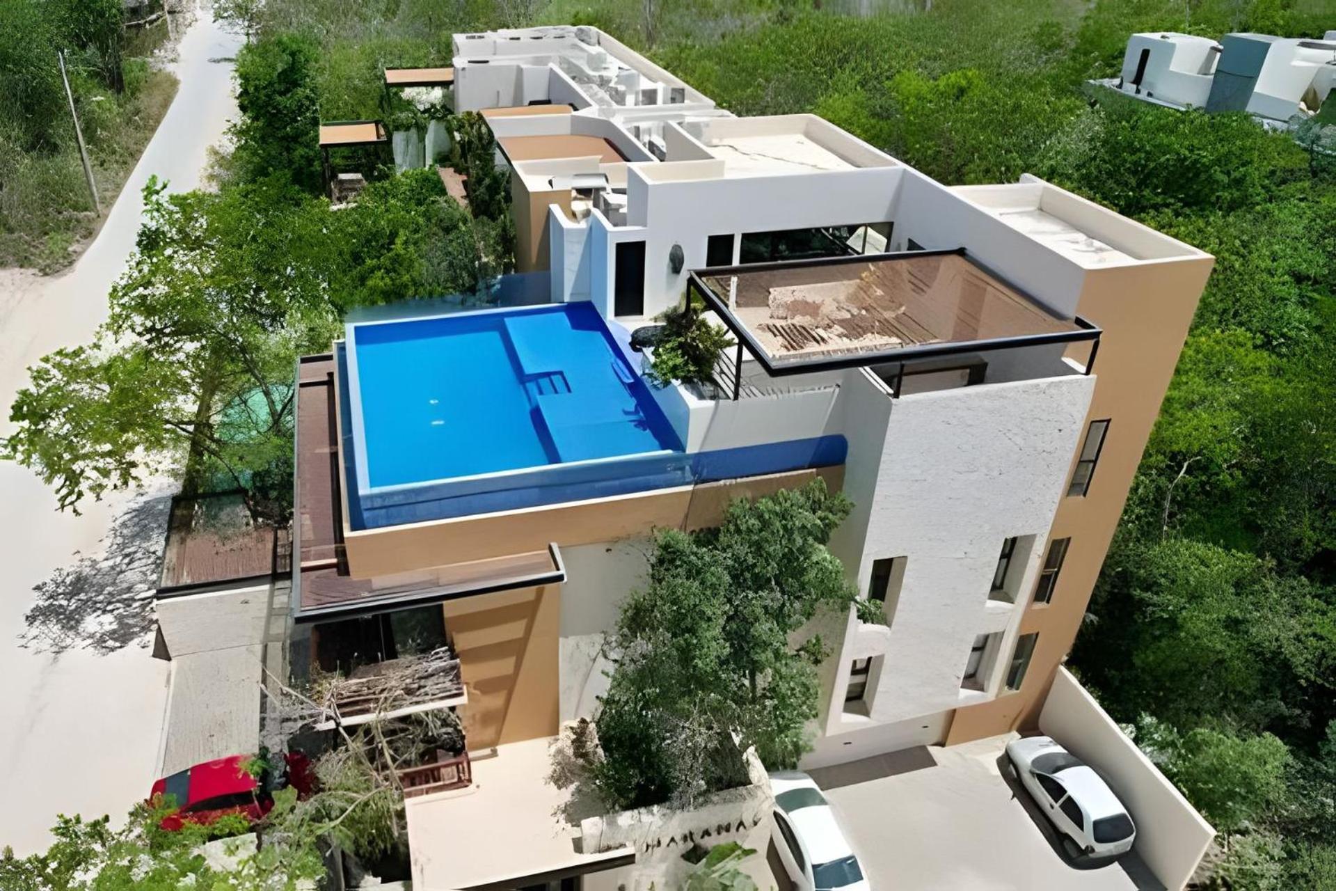 Suit Next To The Common Top Roof Exclusive Building Kingsize Bed 2 Super Pools, Gym, Grill 图卢姆 外观 照片